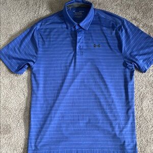 Under Armour Men's Blue Golf Shirt
